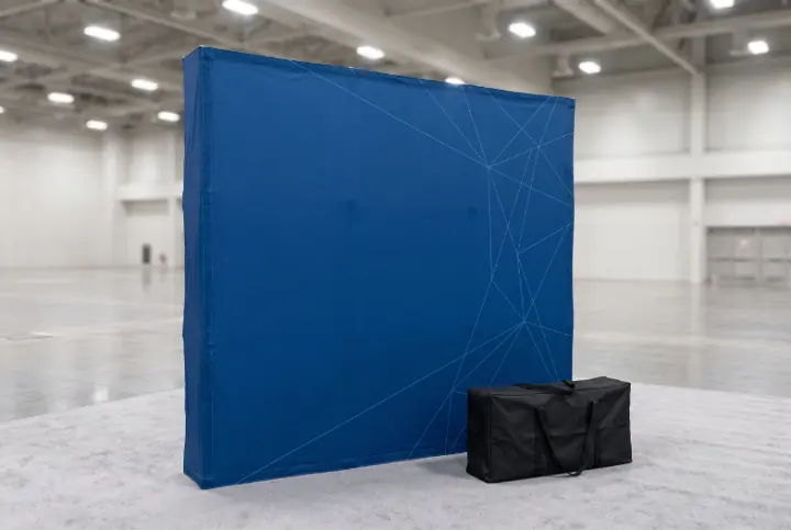 Bild Pop-up Klettwand – xxl-werbeplane.com